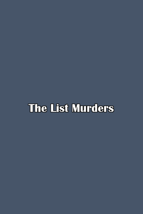 The List Murders Poster