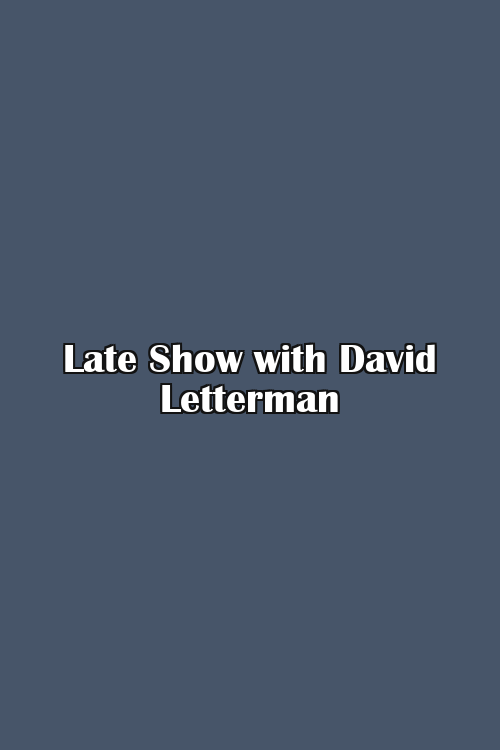 Late Show with David Letterman Poster